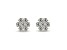 1.00ctw Lab Grown Diamond Cluster Earrings in 14k Yelow Gold