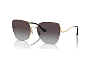 Coach Women's 60mm Shiny Light Gold Sunglasses  | HC7156D-90053C-60