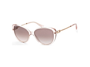 Bulgari Women's Fashion 56mm Transparent Pink Sunglasses | BV8244-54703B