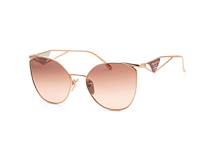 Prada Women's Fashion 59mm Pink Gold Sunglasses, PR-50ZS-SVF0A5 - 193NKA