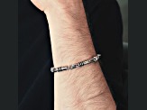 Star Wars™ Fine Jewelry A Jedi's™ Mark Rhodium Over Sterling Silver Mens Bracelet