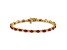 14k Yellow Gold and 14k White Gold Diamond and Ruby Bracelet