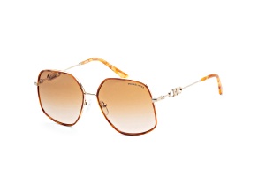 Michael Kors Women's 59mm Light Gold Amber Tortoise Sunglasses