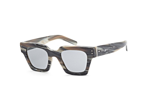 Dolce & Gabbana Men's Fashion 48mm Gray Horn Sunglasses | DG4413-339087-48