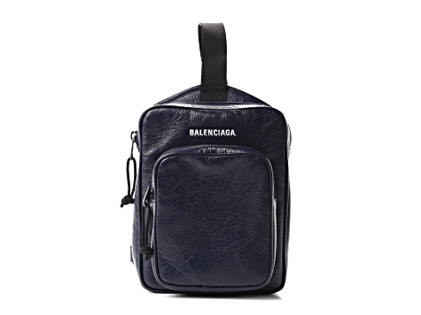 Balenciaga Arena Blue Lambskin Leather Backpack Bag 194C1A JTV