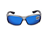 Costa Del Mar Saltbreak Silver/Blue Mirror 580G Polarized 65 mm Sunglasses