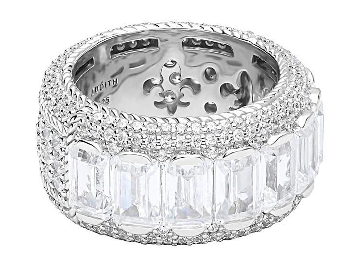 Judith Ripka 13.25ctw Bella Luce® Diamond Simulant Rhodium
