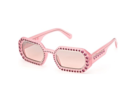 Swarovski Women's  48mm Pink Sunglasses
