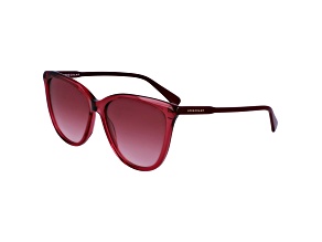 Longchamp Women's 56mm Burgundy Sunglasses