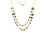 Multi-Gem 14k Yellow Gold 18" Necklace 18.15ctw