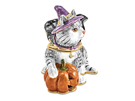 SERENA Halloween Cat Trinket Box