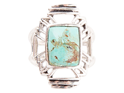 Barse Jewelry Native Sky Blue Turquoise Sterling Silver Ring