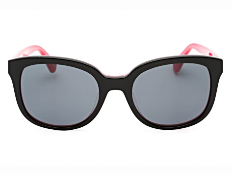 Kate Spade GWENITH Black Square Frames / Gray Lenses Sunglasses