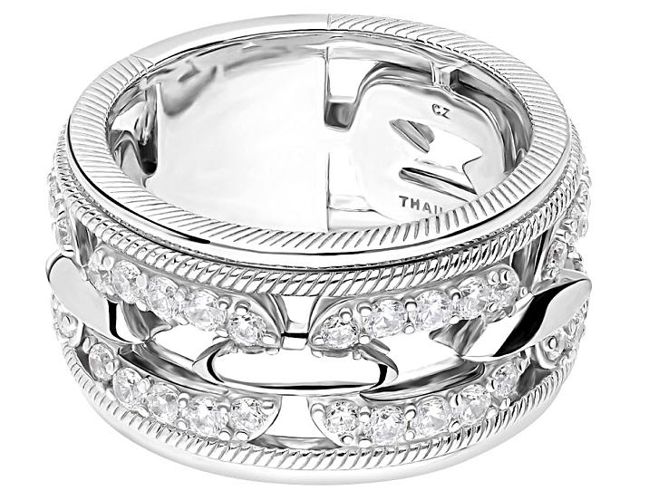 Judith Ripka 1.50ctw Bella Luce® Diamond Simulant Rhodium