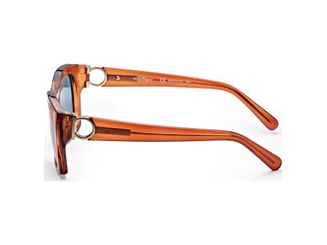 Ferragamo Women's Fashion 53mm Crystal Camarel Sunglasses | SF1012S-261