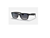 Ray-Ban New Wayfarer Classic Matte Black Polarized Sunglasses RB2132 601S78 55