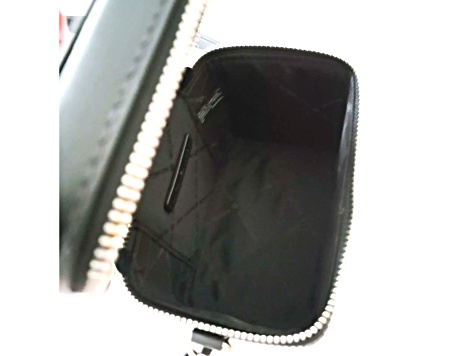 Michael Kors Sandrine Small Box Crossbody Trunk Black Rhinestone