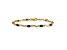 10k Yellow Gold and Rhodium Over 10k Yellow Gold Diamond and Amethyst Bracelet