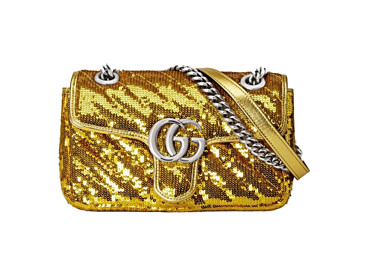 GUCCI New Marmont GG レザーサンダル デボス加工 GUCCI New Marmont GG debossed leather sandals | NET-A-PORTER