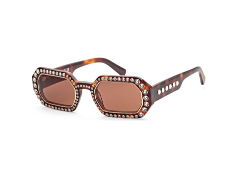 Swarovski Women's  48mm Brown Sunglasses