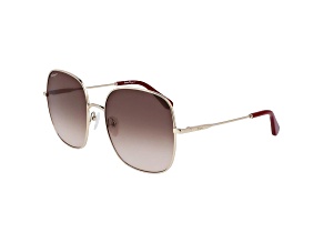 Ferragamo Women's Fashion 60mm Gold Tone Sunglasses | SF299S-703-60