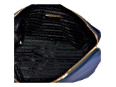 Prada Contenitore Baltico Navy Blue Vitello Daino Vanity Case