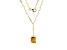Yellow Citrine 18k Yellow Gold Over Sterling Silver Necklace 3.13ct
