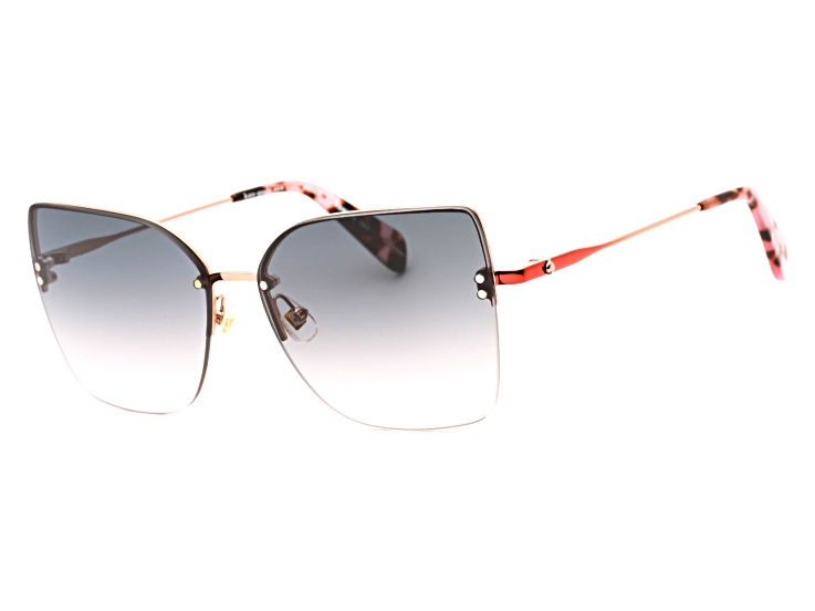 Kate Spade ARIELLA Red Gold Square Frame / Burgundy Pink  display picture 3