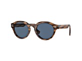 Burberry Men's 50mm Striped Brown Sunglasses
