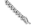 14K White Gold Lab Grown Diamond VS/SI GH, Bracelet