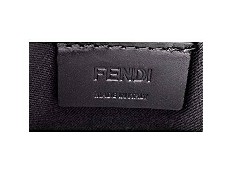 Fendi Roma Black Calfskin Leather Embossed Logo Card Case Fendi Roma Black Calfskin Leather Embossed Logo Card Case