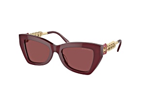 Michael Kors Women's 52mm Dark Red Transparent Sunglasses