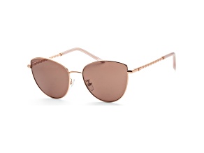 Tory Burch Women's Fashion 56mm Shiny Rose Gold Sunglasses | TY6091-332373