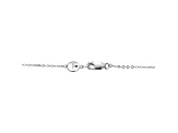 White Cubic Zirconia Platineve® Station Necklace 0.36ctw