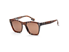 Burberry Men's Cooper 52mm Brown Checker Sunglasses  | BE4348-396673