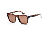 Burberry Men's Cooper 52mm Brown Checker Sunglasses  | BE4348-396673