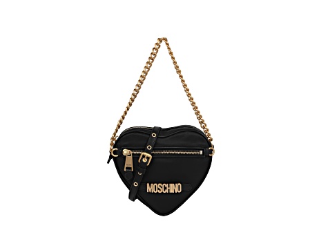 Moschino Heart Shape Nylon Shoulder Bag - 19N62A | JTV Moschino Heart Shape Nylon Shoulder Bag - 19N62A | JTV