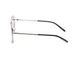 Michael Kors Men's Fashion 57mm Shiny Silver Sunglasses | MK1123-11536G