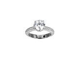 White Cubic Zirconia Platineve Ring 4.05ctw