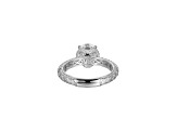 White Cubic Zirconia Platineve Ring 4.05ctw