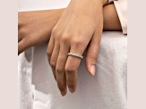 White Cubic Zirconia Platinum Over Sterling Silver Ring 3.15ctw