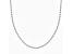 Sterling Silver 3MM Moon Cut Bead Chain Necklaces Size - 16 Inches