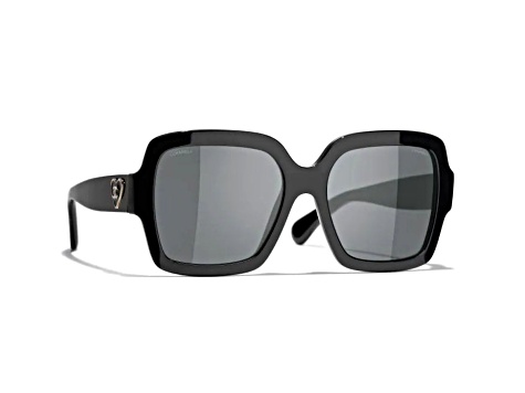 おしゃれ CHANEL(シャネル) スクエア サングラス BLACK/GREY おしゃれ CHANEL(シャネル) スクエア サングラス BLACK/GREY