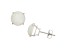 Lab Created Opal Round 10K White Gold Stud Earrings, 1.44ctw