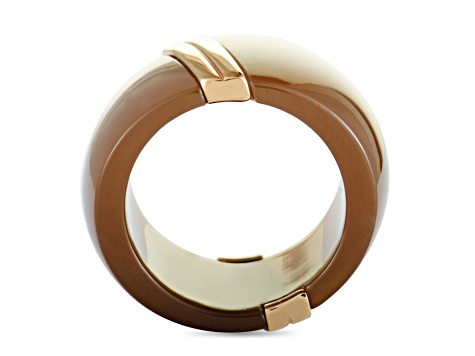 Calvin Klein "Vision" Gold Tone Stainless Steel Ring