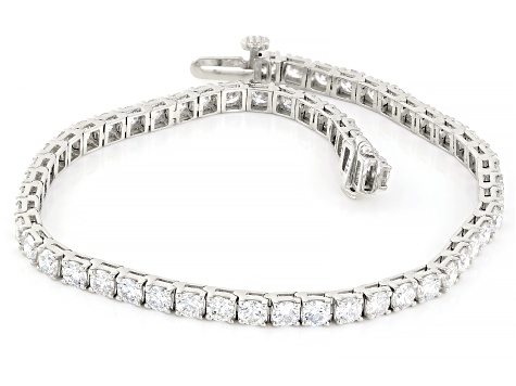 White Lab-Grown Diamond, 14k White Gold Bracelet 5.00ctw