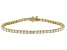 White Lab-Grown Diamond, 14k Yellow Gold Bracelet 5.00ctw