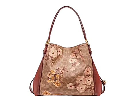 Coach edie 31 leather shoulder bag on sale