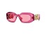 Versace Men's Fashion 54mm Transparent Pink Sunglasses|VE4425U-542184-54