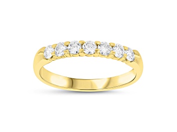 Picture of 0.50cttw 7 Stone Diamond Band Ring in 14k Yellow Gold